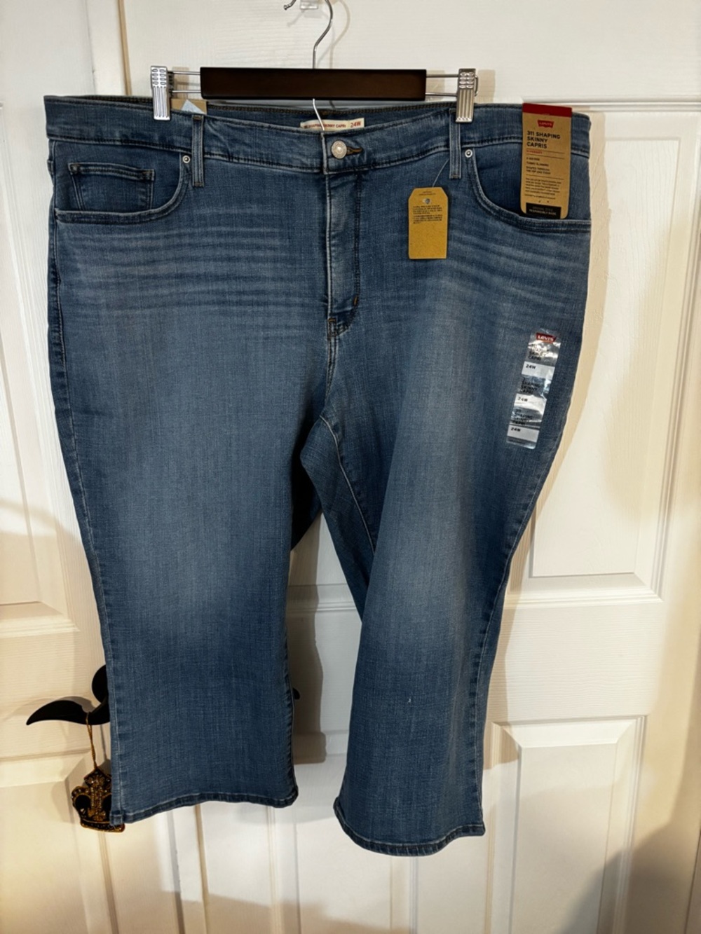 Levi's Light Blue Skinny Capri Jeans